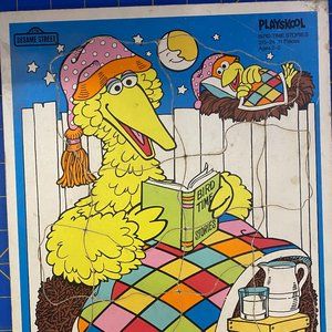 Bird Time Stories Wood Peg Puzzle